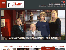 Tablet Screenshot of hartlawofficespc.net